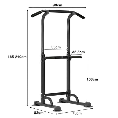 SogesPower Dip-Station & Klimmzugturm SP-PSBB005 – Höhenverstellbar