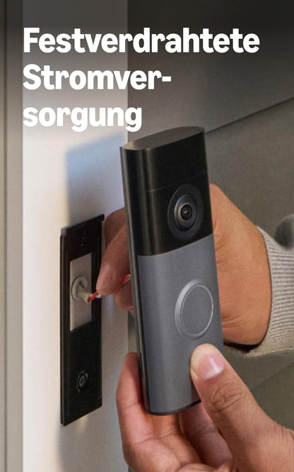 Ring Videotürklingel Kabel (2. Gen.) mit Retinal 2K und 6-fach-Zoom