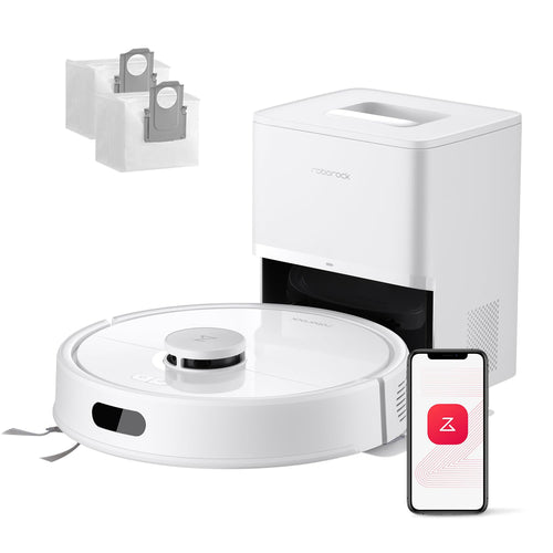 roborock Q7 L5+ Set Saugroboter mit Absaugstation, 8000 Pa, weiss, Saug- und Wischfunktion