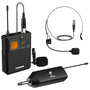 TONOR TW621 UHF Funkmikrofon Set mit Headset und Lavalier Mikrofon, Bodypack und Empfänger
