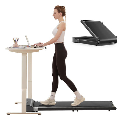 WALKINGPAD Z1 Laufband klappbar, leises Walking Pad für Schreibtisch, mit LED-Anzeige und Fernbedienung