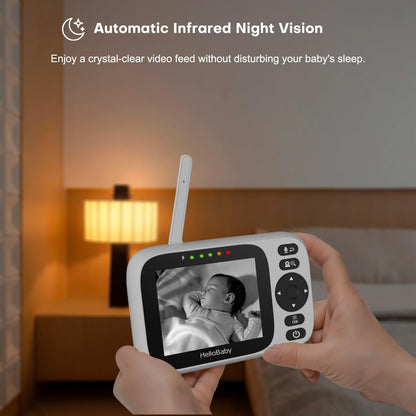 HelloBaby Babyphone mit Kamera 3.2'' IPS – Kein WiFi