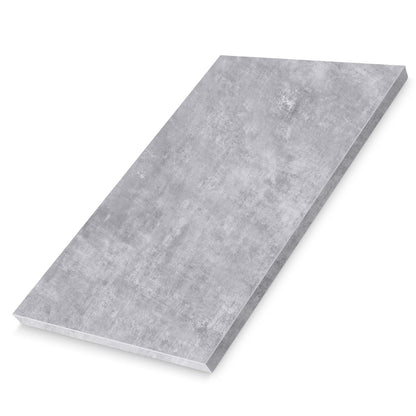 Hausfux Tischplatte nach Mass Spanplatte ABS-Kante - Bellato Grau 120x80 cm