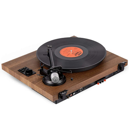 1 by ONE HiFi Bluetooth Plattenspieler – Inkl. 2 Lautsprecher