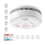 X-Sense Rauchmelder SD11, 10-Jahres-Batterie, Magnethalterung, 5er Set