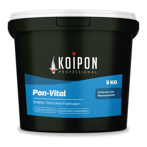 KOIPON Pon-Vital 5 kg biologische Teichpflege gegen Fadenalgen im Gartenteich