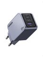 UGREEN Nexode Pro 65W GaN USB-C Ladegerät mit 3 Ports (PPS 45W) – kompaktes Netzteil zum Laden von Laptop, Tablet und Handy