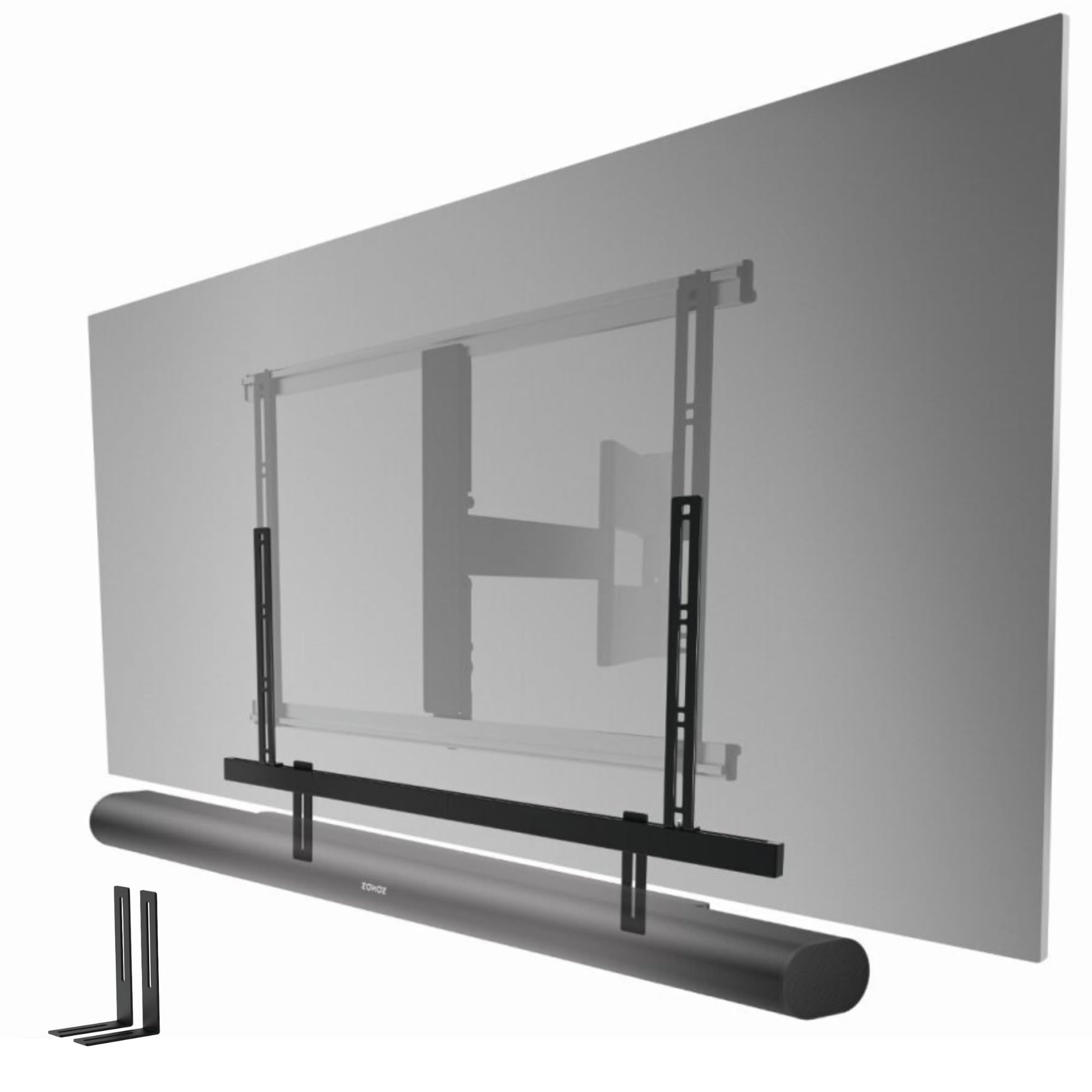Vogel's Soundbar-Halterung für Sonos Arc, Beam & Playbar aus Metall mit Filz-Pads