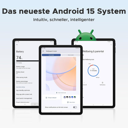 DOOGEE T36 neues Android 15 Tablet 12 Zoll - 4G LTE