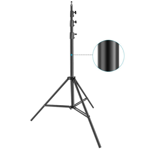 NEEWER Lichtstativ Heavy Duty, Aluminium, 4 m, bis 10 kg, schwarz – Teleskop-Stativ mit 1/4-Zoll-Schraube