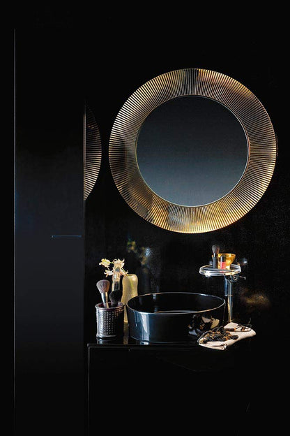 Kartell All Saints Wandspiegel gold metal Finish Ø 78 cm