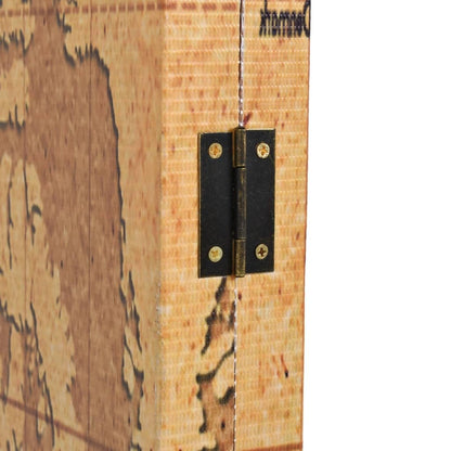 vidaXL Raumteiler klappbar Paravent - Weltkarte 228x170cm