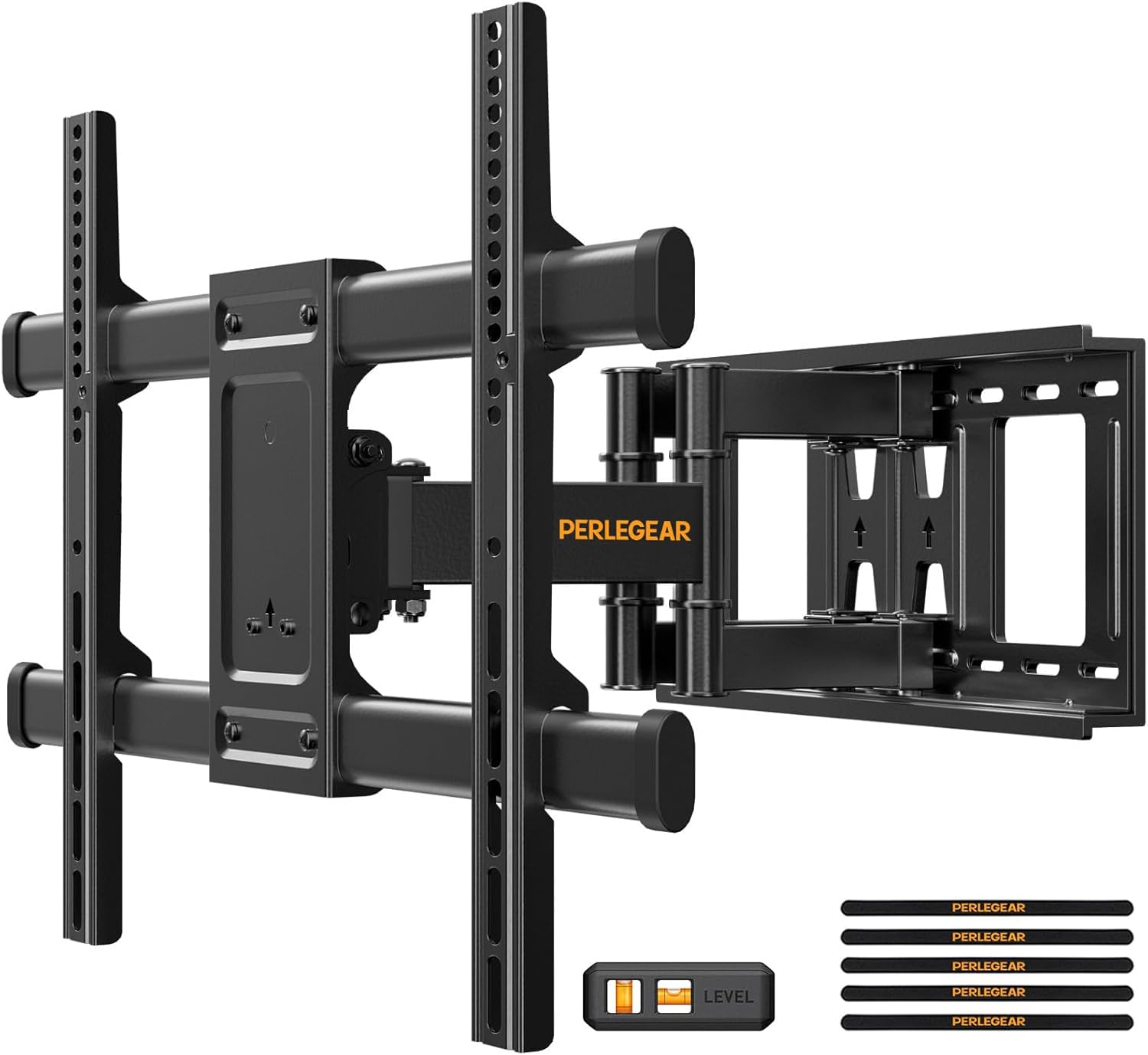 Perlegear TV Wandhalterung schwenkbar neigbar, 37-84 Zoll, bis 60 kg