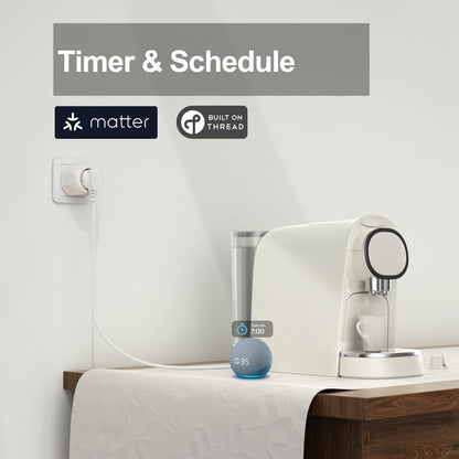 Onvis Thread Matter Smart Plug Steckdose – Für HomeKit Alexa