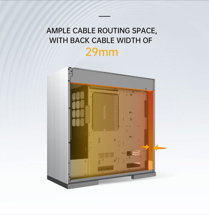 Geometric Future M8 Dharma Mid Tower PC-Gehäuse - Silber