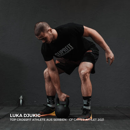 SUPRFIT Econ Professional Kettlebell - 28Kg Schwarz
