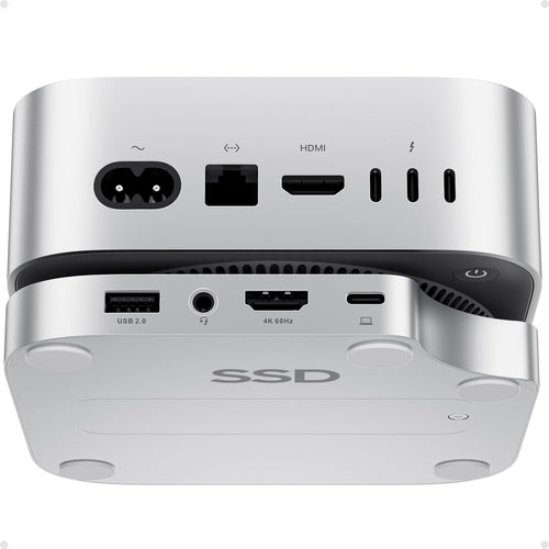PULWTOP Mac mini M4 Pro Dock - 4TB SSD Gehäuse USB C Hub