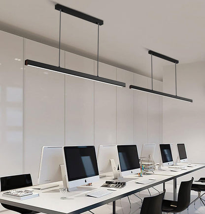 SENFAY LED Pendelleuchte Esstisch 100cm dimmbar schwarz Fernbedienung