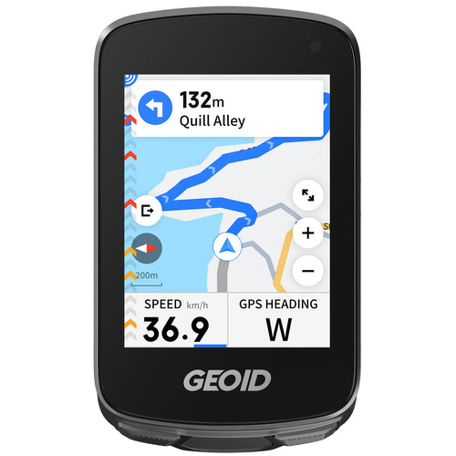 GEOID CC700 Pro GPS Fahrradcomputer mit 2,8-Zoll-Touchscreen, Farbdisplay und Kartennavigation