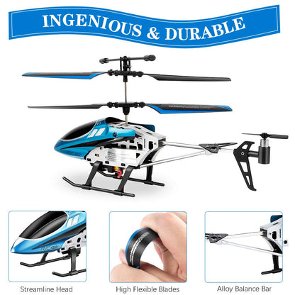 VATOS YD-927 RC Helikopter ferngesteuert 3-Kanal 2.4 GHz mit LED