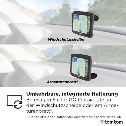 TomTom GO Classic Lite Pkw-Navi 6 Zoll, TomTom Traffic, Europa-Karten