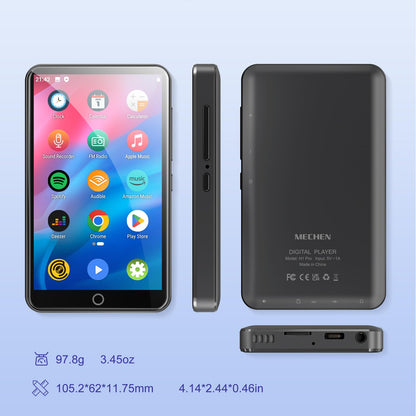 MECHEN H1 Pro MP3 Player mit Android 9.0, Bluetooth & WLAN, grau