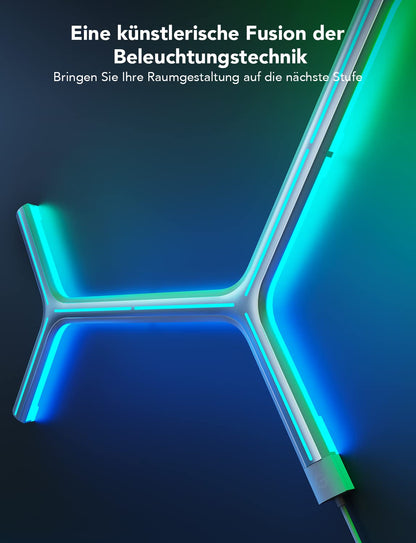 Govee Glide Y RGBIC LED Gaming Wandleuchten - 7er Pack