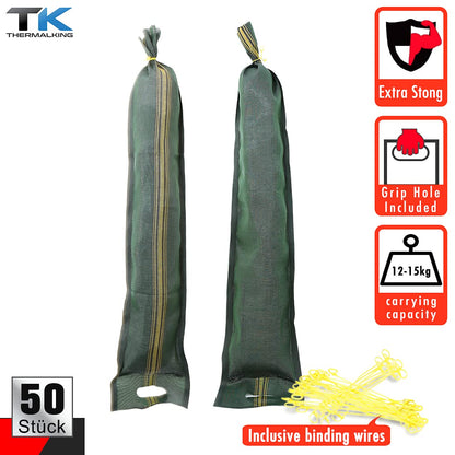 TK THERMALKING Silosandsäcke ungefüllt – 50 Stk. (25x100cm)