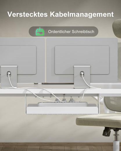 Devoko Höhenverstellbarer Elektrischer Schreibtisch 160x80cm - Weiss