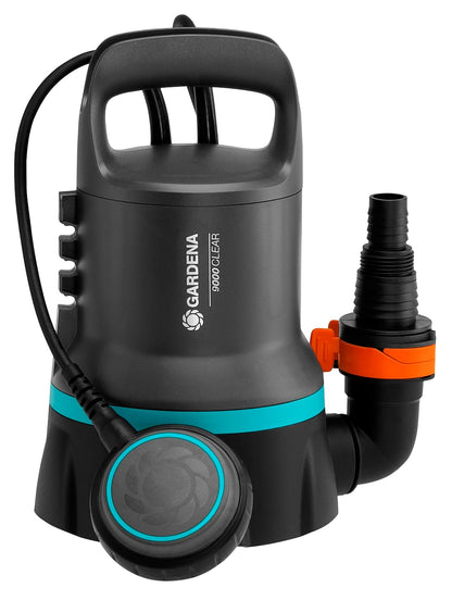 Gardena Klarwasser-Tauchpumpe 9000 Flachabsaugung - 09030-20