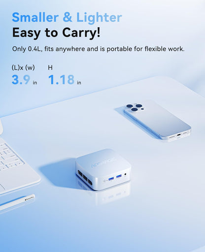 ACEMAGICIAN Vista Mini V1 Mini PC - Intel N97 16GB 512GB Win 11 Pro