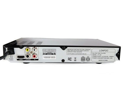 Universal HD Blu-ray Player Kompakt – Region B/2 HDMI