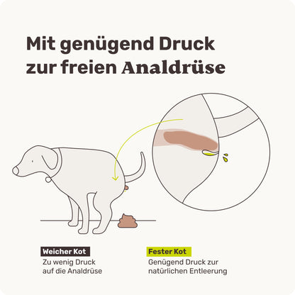 mammaly Easy Squeezy Analdrüsen-Leckerli für Hunde, 120 Stück