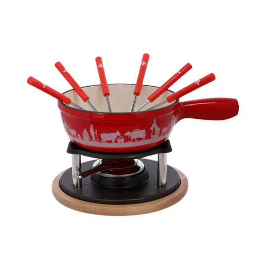 Rotel 1510150 Käsefondue-Set – Aluguss, 2L für 6 Pers.