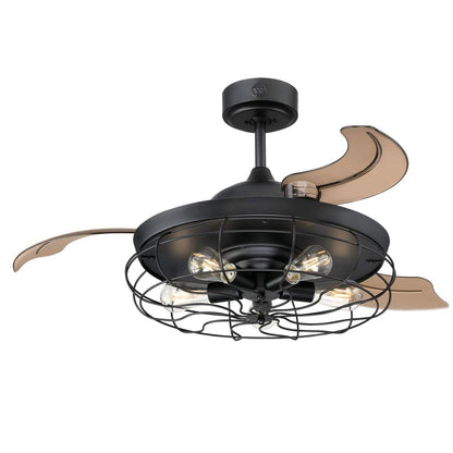 Westinghouse Dunlin 73001 LED-Deckenventilator – Mattschwarz 105cm. Optimiert die Luftzirkulation und sorgt für Raumbeleuchtung.