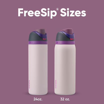 Owala FreeSip Trinkflasche Edelstahl isoliert, 945 ml, Dreamy Field