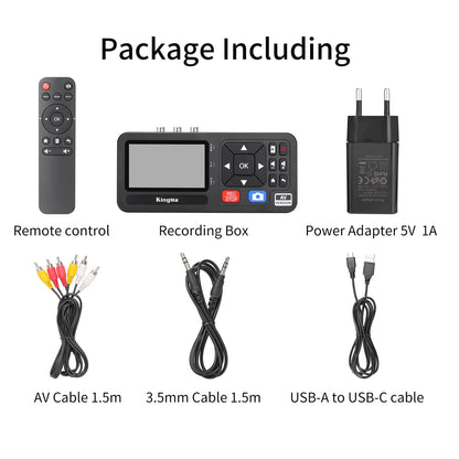 King Ma 3 Zoll Video Grabber Digitalisierer - 1080P VHS