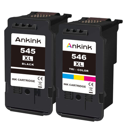 ANKINK Tintenpatronen kompatibel für Canon PG-545XL CL-546XL 2er-Pack