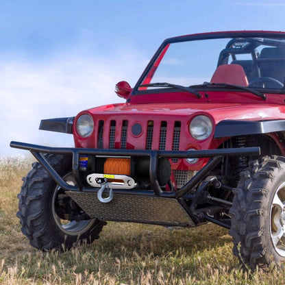 Anbull Elektrische Seilwinde - 12V 4500 LBS Synthetikseil