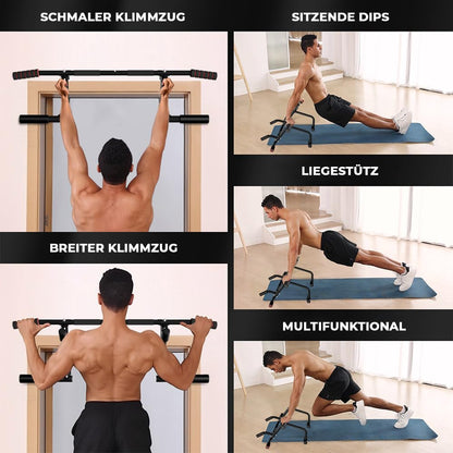 ONETWOFIT Klimmzugstange Türrahmen bis 210 kg, ohne Schrauben