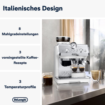 De'Longhi La Specialista Arte EC9155.W Siebträgermaschine Weiss