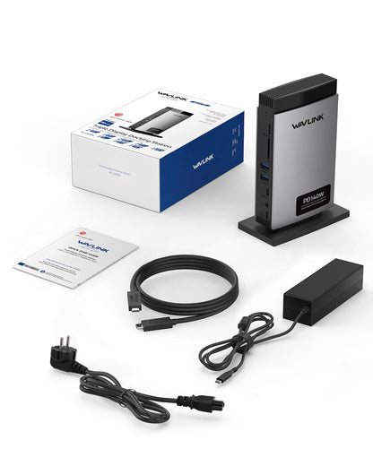 WAVLINK Laptop Docking Station Dreifaches Display – USB-C Dock 8K