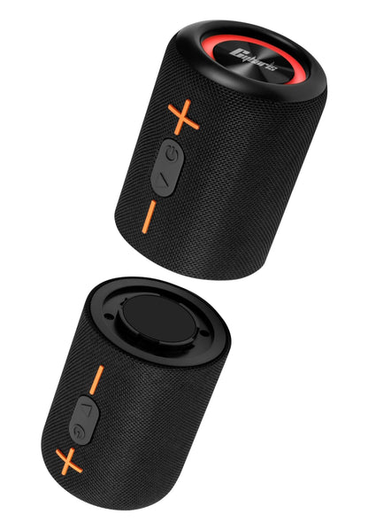 CYBORIS S10 Bluetooth Lautsprecher 2er-Set, IPX6 wasserdicht, 20 W, mit Lichteffekten