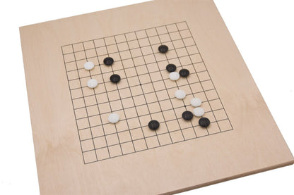 Hebsacker Verlag Go-Set Standard - Holzbrett, Glassteine, Holzdosen