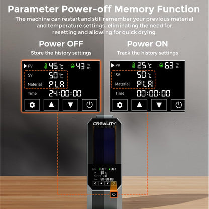 Creality Space PI 3D Drucker Filament Trockner 360° Heizung
