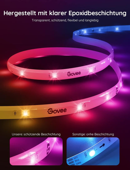 Govee LED Strip RGBIC Pro 10m, smarter LED Streifen mit App-Steuerung