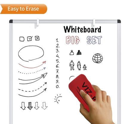 VIZ-PRO Flipchart-Whiteboard EB2436TL, magnetisch, 90 x 60 cm