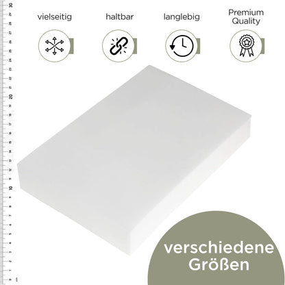 MSS e.K. Topper Schaumstoff Auflage - 200x140x10 cm RG27/45