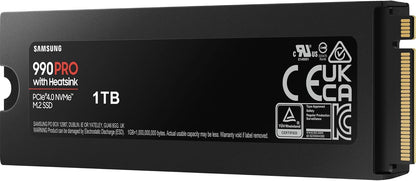 Samsung 990 PRO NVMe M.2 SSD PCIe 4.0 - 1 TB mit Heatsink