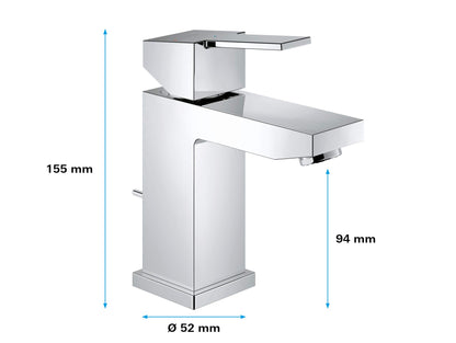 GROHE Sail Cube Einhand-Waschtischarmatur - chrom 23435000